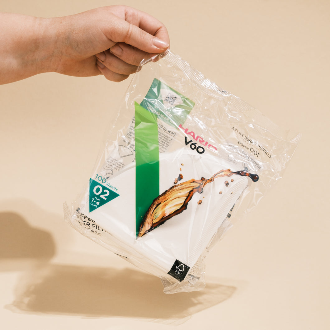 Hario V60 Papierfilter – hochwertiges Kaffeezubehör für Pour Over von JOLIENTE