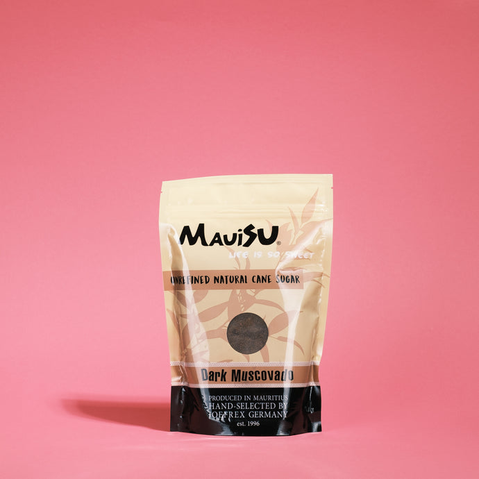 Mauisu Dark Muscovado – unraffinierter Rohrzucker aus Mauritius mit intensivem Karamell- und Malzaroma