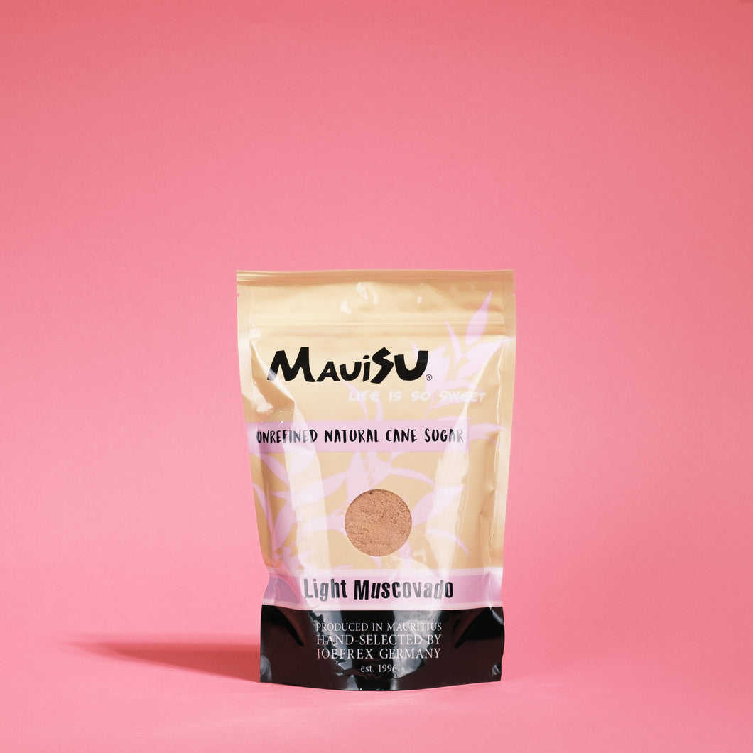 Mauisu Light Muscovado – unraffinierter Rohrzucker aus Mauritius mit feiner Karamell- und Toffeenote