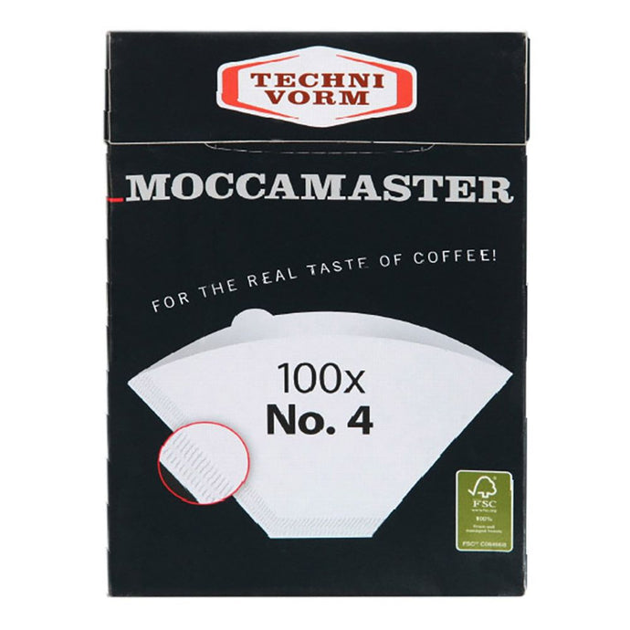 Moccamaster Filterpapier Nr. 4 | 100 Stück